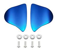 Base de Rétroviseur pour Moto pour R1 2020-2021, PSLER Base D'ailettes de Rétroviseur Latéral Cache Décoratif de Remplacement Accessoires pour Motos(Bleu)