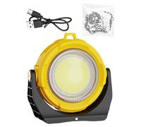 Base de rotation de lumière LED rechargeable, 3 modes, design portable, texture pour la construction, les urgences de construction, la construction