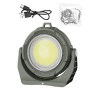 Base de rotation de lumière LED rechargeable, 3 modes, design portable, texture pour la construction, les urgences de construction, la construction