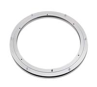 Base de roulement de platine Lazy Susan de qualité supérieure - Plaque pivotante avec roulements à billes en alliage d'aluminium Finition argentée Plusieurs (jusqu'à 1000 mm)
