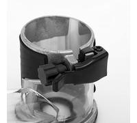 Base de routeur plongeant en aluminium Couvre-poussière Couverture de poussière Précision Accessoire de machine à viseron pour le travail du bois Scargage à interruption avec
