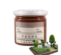 Base de sable pour base miniature miniature -boue de solde | 200 ml de base de sable de texture de terre pour miniature | Pliez les débutants que l'outil pour Wild Wilderness | Paesag