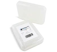 Base de savon brut à la glycérine Transparent/blanc Sans laurylsulfate de sodium (SLS) (1kg Transparent + 1kg Blanc)