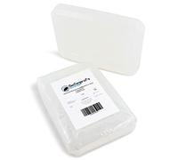 Base de savon brut à la glycérine Transparent/blanc Sans laurylsulfate de sodium (SLS)