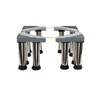 Base de Sèche-linge RéSistant à L'Humidité Base de Machine à Laver Réglable 16.9-25.6in Base de Réfrigérateur Socle Piédestal Antidérapant Pieds à Usage Intensif (12Legs,H:9.4in)