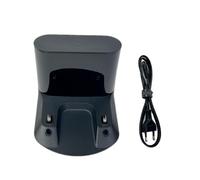 Base De Station D'accueil De Chargeur, Compatible For Roborock, S7 Q7 S7 Plus/Q7 Max /S5 /S8 /Q8 MAX Cleaner, Pièces D'aspirateur Version Ue(Black with Cable 1set)