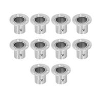 Base de Support à Bride 10set épaississeur en Acier Inoxydable Closet de Tube de Tube de Tube Hardwaresφ19 (Φ19 Bride de jambe haute) (Φ25 Bride de jambe haute)