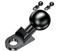 Base de support de balle de 1po - Convient pour les supports RAM - Accessoires pour ATV, vélo, moto, support de téléphone (2 lots), noir