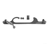 Base de support de câble d'accélérateur en alliage d'aluminium pour carburateur série 4150 4160 - Plaque de montage pour mise à niveau des performances du moteur du véhicule (noir)