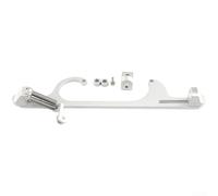 Base de support de câble d'accélérateur en alliage d'aluminium pour carburateur série 4150 4160 plaque de montage pour mise à niveau des performances du moteur du véhicule (argenté)