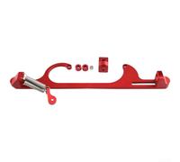 Base de support de câble d'accélérateur en alliage d'aluminium pour carburateur série 4150 4160 plaque de montage pour mise à niveau des performances du moteur du véhicule (rouge)