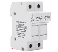 Base de support de composant de rail DIN à 2 poteau | Défense de surcharge et de court-circuit 1000VDC | Équipement d'installation/distribution/contrôle de l'électricité de la (20A)