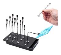 Base de support de peinture - Support magnétique, clips pliables | Support à pince crocodile réglable conçu pour une prise en main stable lors de la peinture et des travaux manuels détaillés, parfait