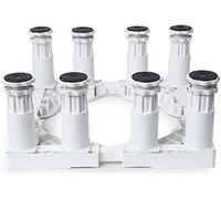 Base de support de sèche-linge améliorée avec rouleaux réglables - Support solide pour réfrigérateur et congélateur, 18,5 à 21,5 cm, supporte jusqu'à 181,4 kg