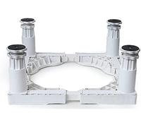 Base de support de sèche-linge améliorée avec rouleaux réglables - Support solide pour réfrigérateur et congélateur, 18,5 à 21,5 cm, supporte jusqu'à 181,4 kg