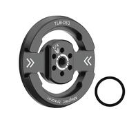 Base de support de téléphone avec trou de vis de 6,35 mm et sabot froid pour cardan à tête sphérique, support de téléphone en aluminium, installation rapide en aluminium