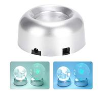 Base de Support d'éclairage LED - Support Lumineux de Lampe à 7 Couleurs Support d'affichage à Boule de Cristal USB ou alimenté par Batterie Ornaments Ornaments