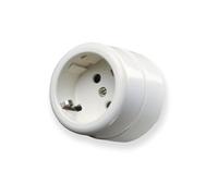 Base de surface T.T.L. avec semelle 10-16 A, idéale pour une installation électrique en extérieur et une connexion sécurisée d'appareils.