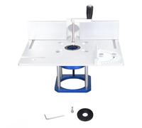 Base de système de levage de table de routeur, élévateur de routeur en alliage d'aluminium pour fraiseuse de 64 à 65 mm, base de levage inversée pour le travail du bois traité CNC