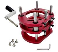 Base de table de défonceuse précise pour le travail du bois avec manivelle et quatre systèmes de serrage pour débroussailleuse compacte