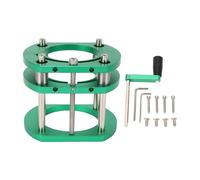 Base de table de routeur Base de système de levage de routeur Serrage à 4 mâchoires Poignée de manivelle en acier inoxydable en alliage d'aluminium haute résistance Hauteur