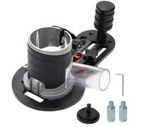 Base de table de toupie avec couvercle de collecte de poussière pour le travail du bois, découpage, fraisage, rainurage et sculpture, compatible avec différentes marques de défonceuse