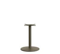 Base de table Esilda avec base ronde en acier peint en vert Ø55x72 cm