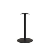 Base de table haute Esilda avec base ronde en acier avec finition peinte