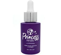 W7 | Princess Potion Gouttes Base Visage |Hydratant et Léger Pour Un Teint Éclatant | Contient Acide Hyaluronique Et Aloe Vera | Applicateur Compte-Goutte Pour Une Application Parfaitte|
