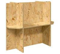 Base de terrarium avec étagère - vidaXL - 60x30x50 cm - Marron - OSB - Finition mate - Durable - Espaces amples