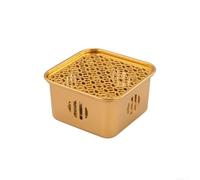 Base de théière chauffante en acier inoxydable pour un usage domestique et commercial, dispose d'un chauffage de bougie à l'alcool et d'un flux d'air optimisé pour une durée de combustion prolongée (A