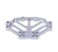 Base de Tige de Traction RC en Alliage D'aluminium CNC, Base de Tige de Traction en Métal Support de Tige de Traction en Alliage D'aluminium pour Voiture Tamiya 1 sur 10 CR 01 RC(Argent)