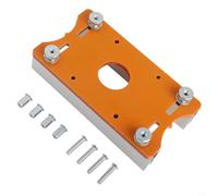 Base de toupie compacte 2 en 1 en bois et support de rainurage pour machines de coupe avec diamètre intérieur de 65 mm, construction en alliage d'aluminium (B)