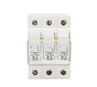 Base de tube de fusible RT28N-32, 1 pièce, R015 RS15 500V ~ 32A 10 * 38, boîte de base de fusible(RT28N-32 3P)