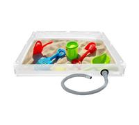 Base d'eau pour douche - Plateau de bain portable compact et antidérapant, plate-forme de sol pour douche pliable, tapis résistant pour le contrôle de l'eau, base pour baignoire