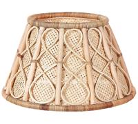 Base Décorative pour Pied de Sapin de Noël en Rotin Ton Naturel 50 x 30 cm Avent