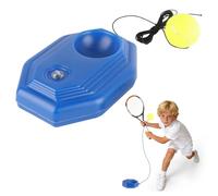 Base D'entraînement De Tennis, Ensemble D'entraînement De Base Arrière pour Balle De Tennis, Corde élastique en Caoutchouc pour Entraîneur De Tennis