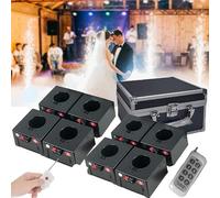 Base d'équipement de scène avec valise, récepteurs, télécommande pour fête et mariage