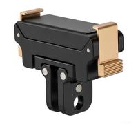 Base d'extension pour DJI Action 5 Pro/4/3, support en silicone absorbant les chocs avec poignée antidérapante pour montage multi-scènes