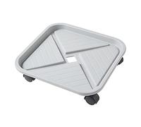 Base d'ornement Palette de Plante Caddy avec Roues Porte-Plante Caddy Soucoupe Heavy Duty Flower Pot Pot Pot Pot Pot De Soucoupe Coaster Base de Vase en Bois(Small)