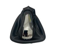 Base du pommeau de levier de vitesse Housse anti-poussière pour poignée de frein à main en similicuir pour Chevrolet Spark 2011-2015+ Pommeau levier vitesse remplacement(Chrome 5S with boot)