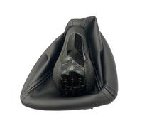 Base du pommeau de levier de vitesse Housse anti-poussière pour poignée de frein à main en similicuir pour Chevrolet Spark 2011-2015+ Pommeau levier vitesse remplacement(Black 5S with boot)