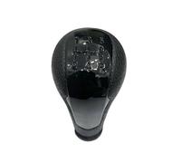 Base du pommeau de levier de vitesse Housse anti-poussière pour poignée de frein à main en similicuir pour Chevrolet Spark 2011-2015+ Pommeau levier vitesse remplacement(Black 5 Speed)