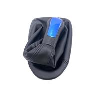 Base du pommeau de levier de vitesse Pommeau de levier vitesse manuel en plastique bleu, 5 vitesses, pour Chevrolet Spark (2011-2013) remplacement(With boot)