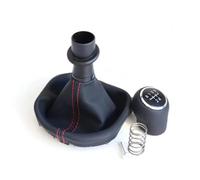 Base du pommeau de levier de vitesse Soufflet de levier vitesse pour VW T6 et T7 remplacement(Red line 5speed)