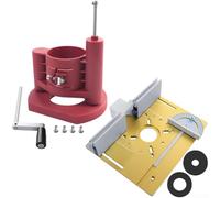 Base élévatrice pour défonceuse, base de levage pour machine à tailler le bois, insert de table de défonceuse électrique à réglage rapide pour chanfreiner les bords (B)