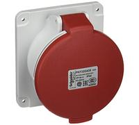 Pratika - prise industrielle basse tension droite - 32a - 380...415 V - ca - 3p+n+t - 50/60 hz - iec 60309-1&2 - vis imperdables - ip44 - ik08 - 8