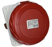 Pratika - prise industrielle basse tension inclinée - 32a - 380...415 V - ca - 3p+n+t - 50/60 hz - iec 60309-1&2 - connexion rapide - ip67 - ik08
