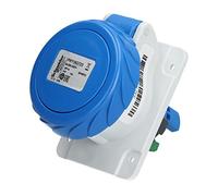 Pratika - prise industrielle basse tension droite - 16a - 200...250 V - ca - 2p+t - 50/60 hz - iec 60309-1&2 - connexion rapide - ip67 - ik08 - 85