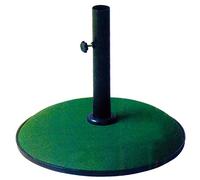 Base en béton pour parasol Kroma ronde couleur vert 25kg.